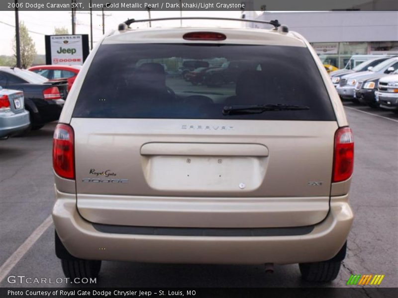 Linen Gold Metallic Pearl / Dark Khaki/Light Graystone 2006 Dodge Caravan SXT