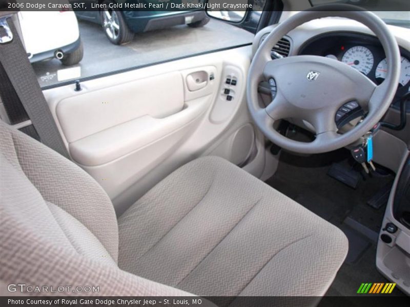 Linen Gold Metallic Pearl / Dark Khaki/Light Graystone 2006 Dodge Caravan SXT