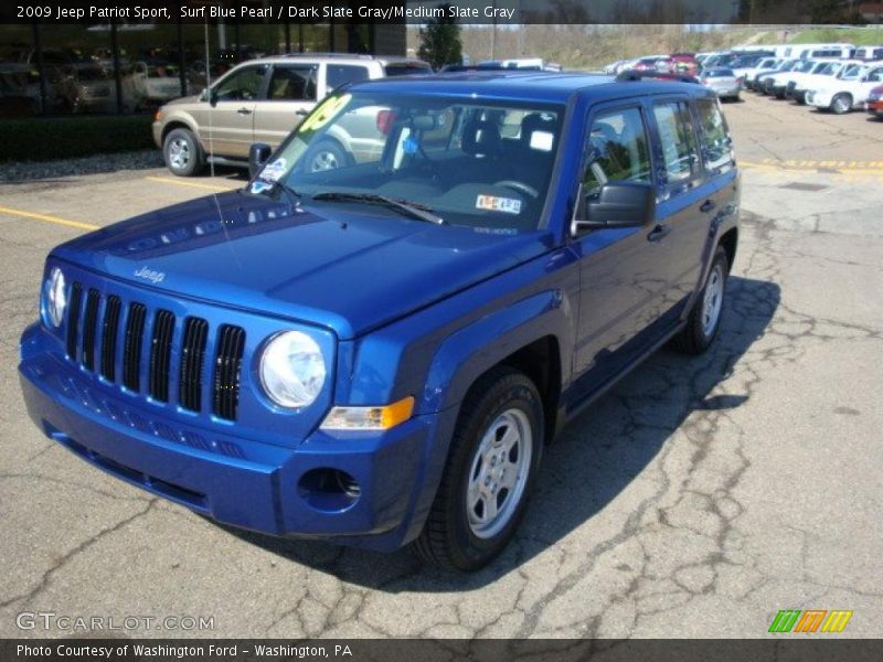 Surf Blue Pearl / Dark Slate Gray/Medium Slate Gray 2009 Jeep Patriot Sport