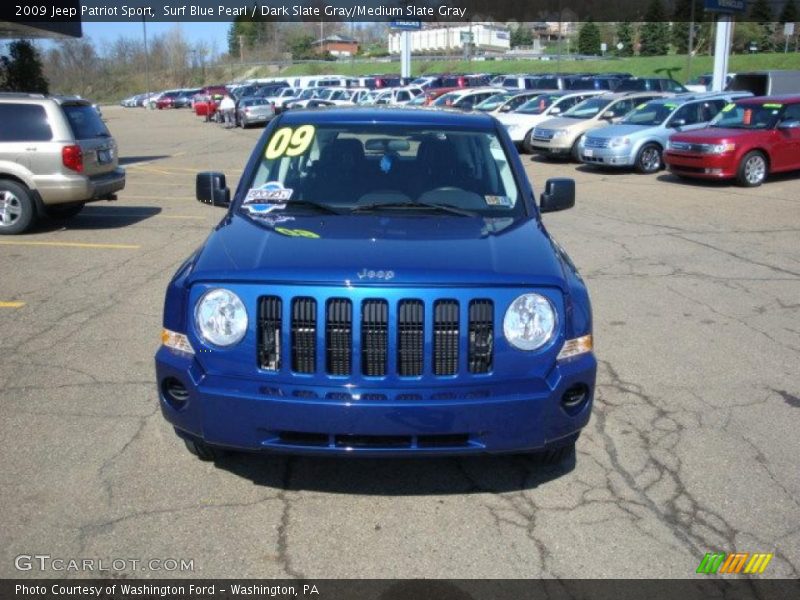Surf Blue Pearl / Dark Slate Gray/Medium Slate Gray 2009 Jeep Patriot Sport