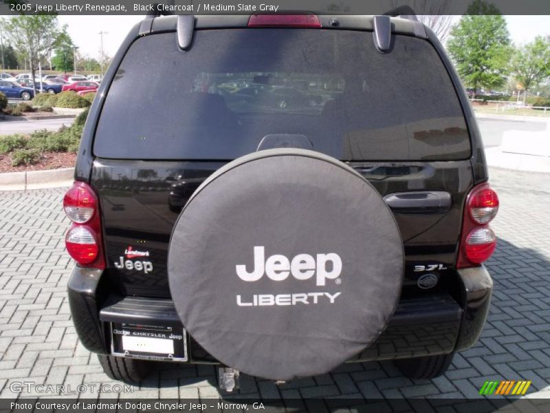 Black Clearcoat / Medium Slate Gray 2005 Jeep Liberty Renegade