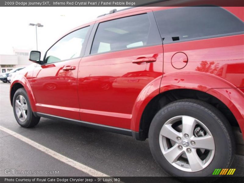 Inferno Red Crystal Pearl / Pastel Pebble Beige 2009 Dodge Journey SXT