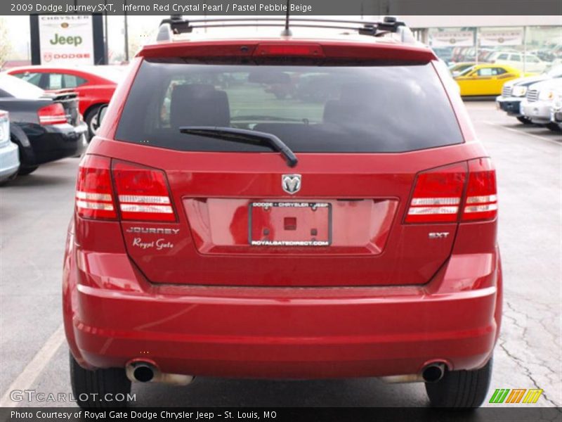 Inferno Red Crystal Pearl / Pastel Pebble Beige 2009 Dodge Journey SXT