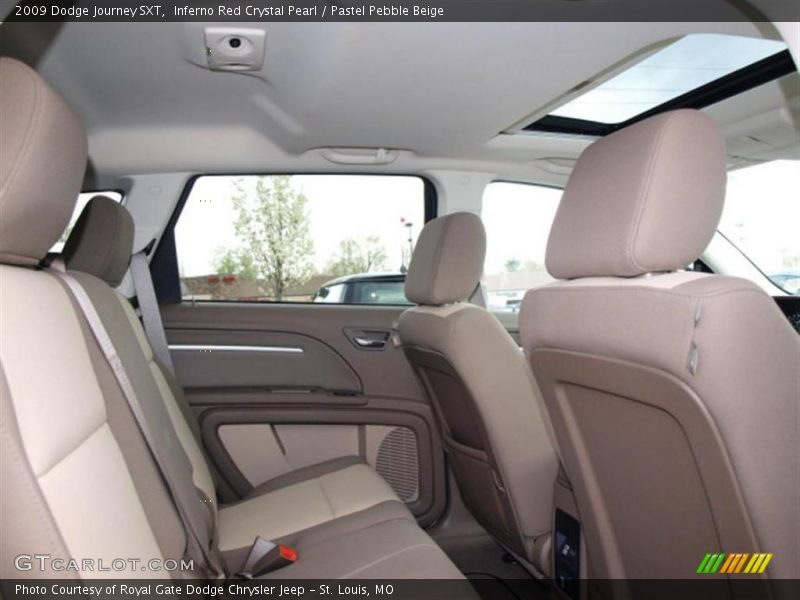 Inferno Red Crystal Pearl / Pastel Pebble Beige 2009 Dodge Journey SXT