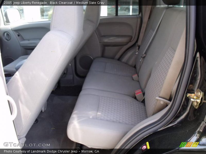Black Clearcoat / Medium Slate Gray 2005 Jeep Liberty Renegade
