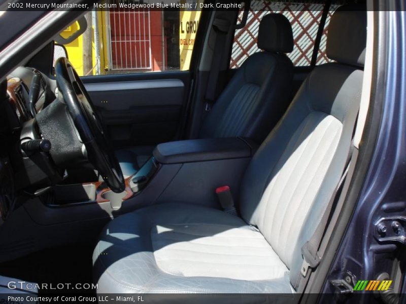 Medium Wedgewood Blue Metallic / Dark Graphite 2002 Mercury Mountaineer