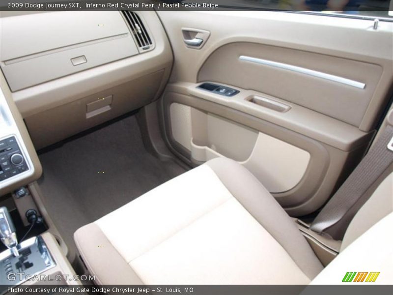Inferno Red Crystal Pearl / Pastel Pebble Beige 2009 Dodge Journey SXT