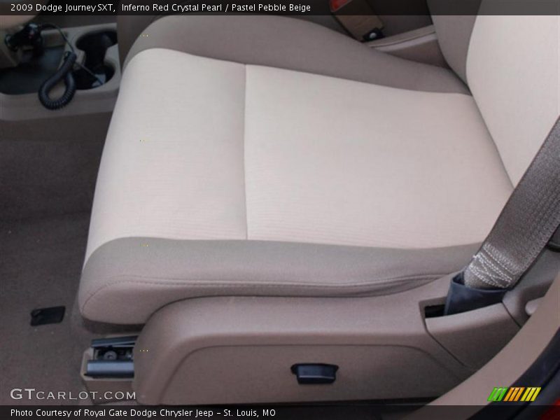 Inferno Red Crystal Pearl / Pastel Pebble Beige 2009 Dodge Journey SXT