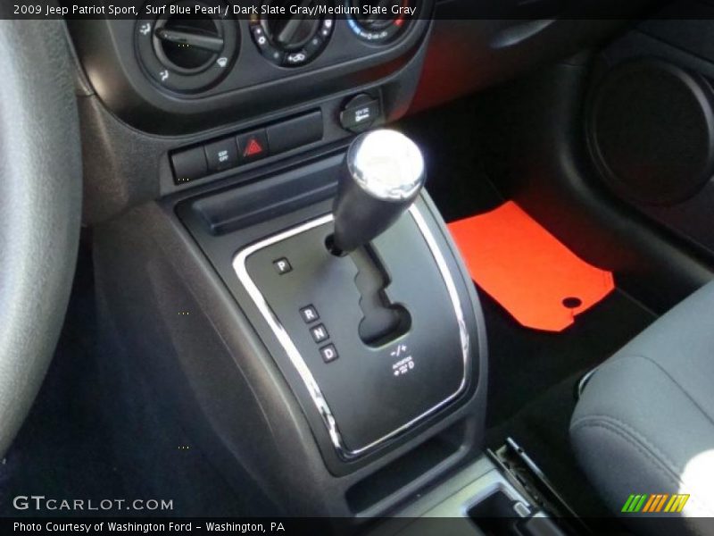 Surf Blue Pearl / Dark Slate Gray/Medium Slate Gray 2009 Jeep Patriot Sport