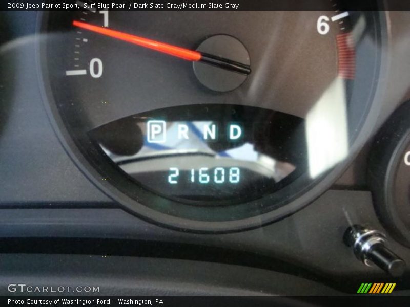 Surf Blue Pearl / Dark Slate Gray/Medium Slate Gray 2009 Jeep Patriot Sport