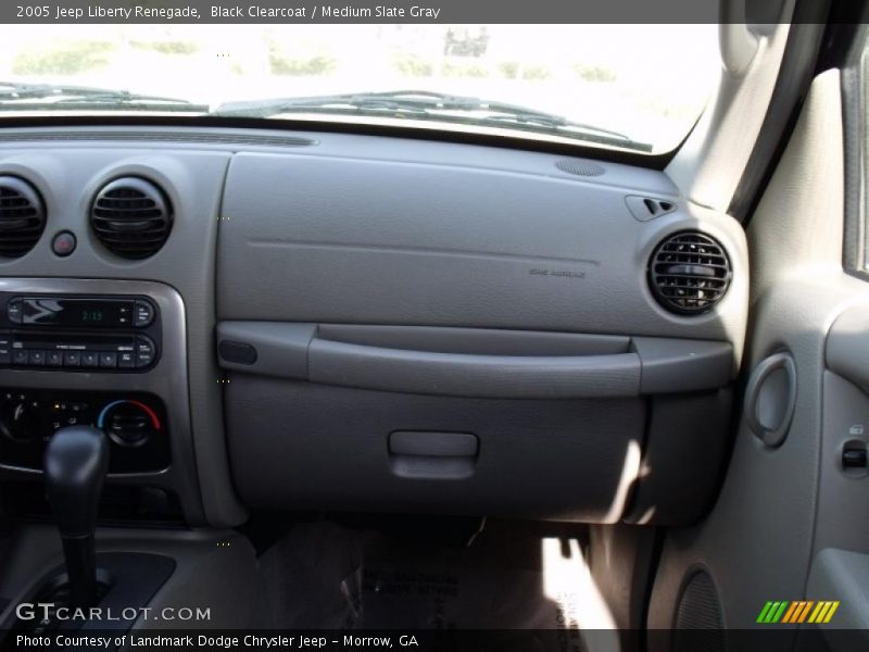 Black Clearcoat / Medium Slate Gray 2005 Jeep Liberty Renegade