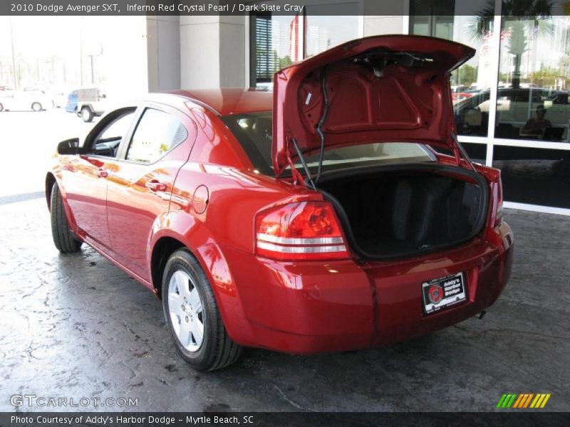 Inferno Red Crystal Pearl / Dark Slate Gray 2010 Dodge Avenger SXT
