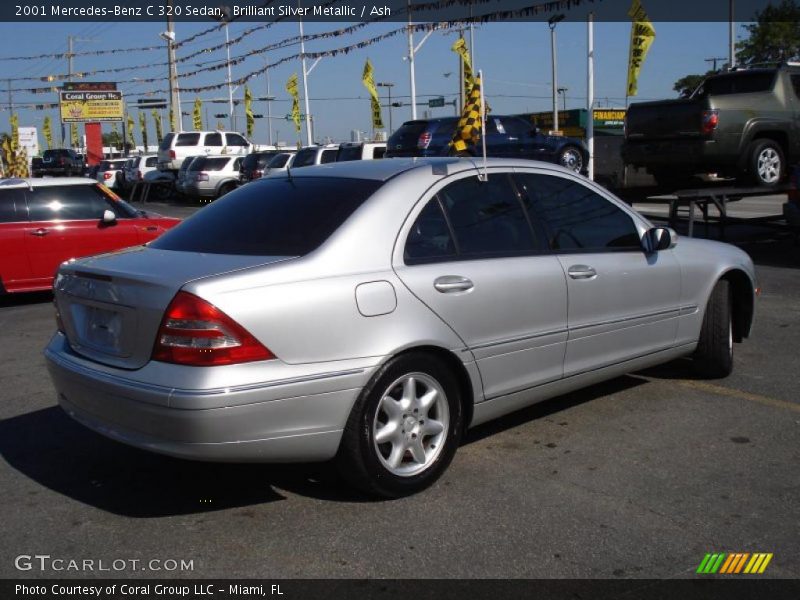 Brilliant Silver Metallic / Ash 2001 Mercedes-Benz C 320 Sedan