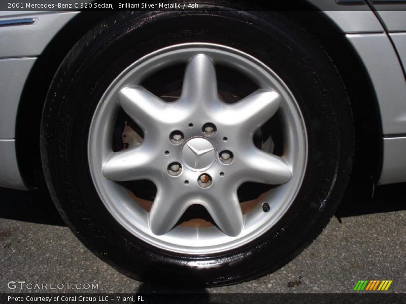 Brilliant Silver Metallic / Ash 2001 Mercedes-Benz C 320 Sedan