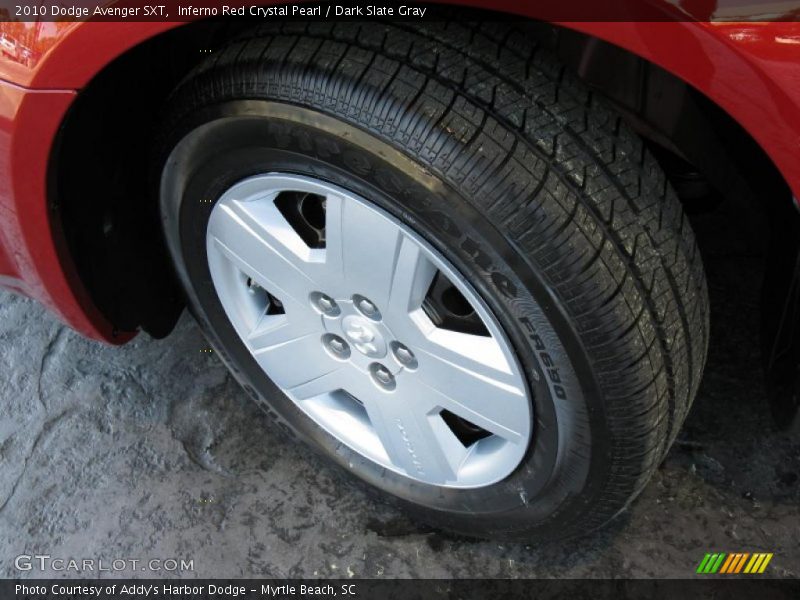 Inferno Red Crystal Pearl / Dark Slate Gray 2010 Dodge Avenger SXT