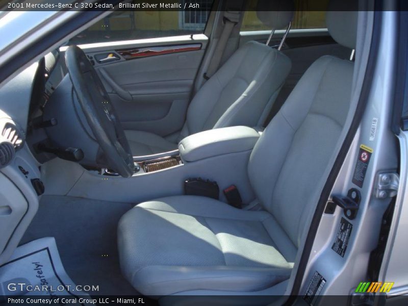 Brilliant Silver Metallic / Ash 2001 Mercedes-Benz C 320 Sedan