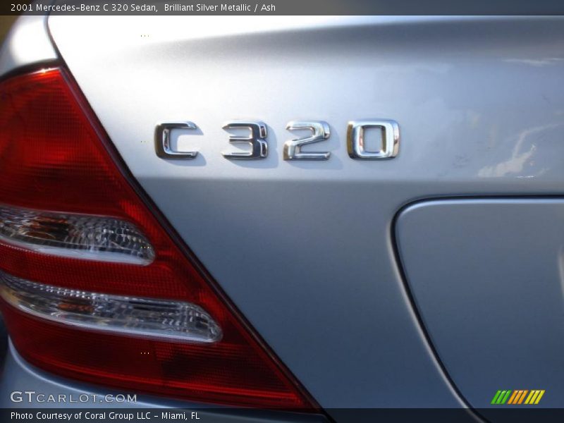 Brilliant Silver Metallic / Ash 2001 Mercedes-Benz C 320 Sedan