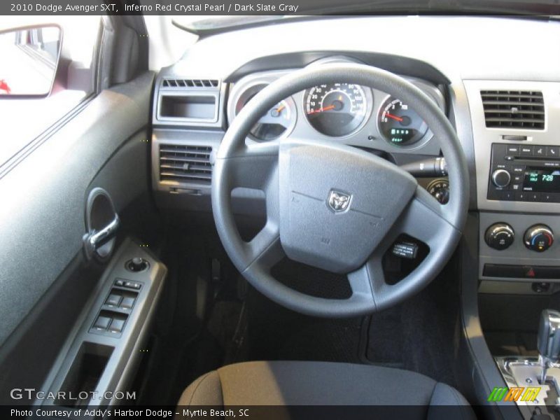 Inferno Red Crystal Pearl / Dark Slate Gray 2010 Dodge Avenger SXT