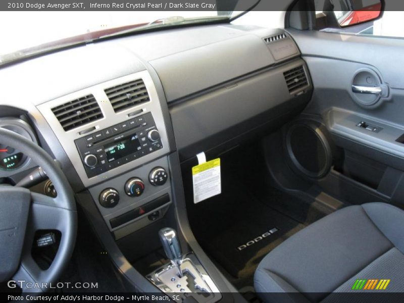 Inferno Red Crystal Pearl / Dark Slate Gray 2010 Dodge Avenger SXT