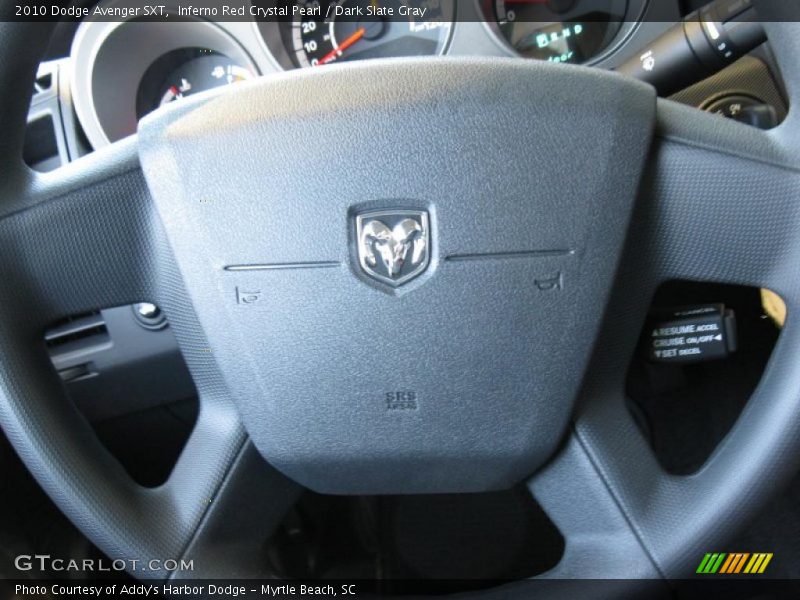 Inferno Red Crystal Pearl / Dark Slate Gray 2010 Dodge Avenger SXT