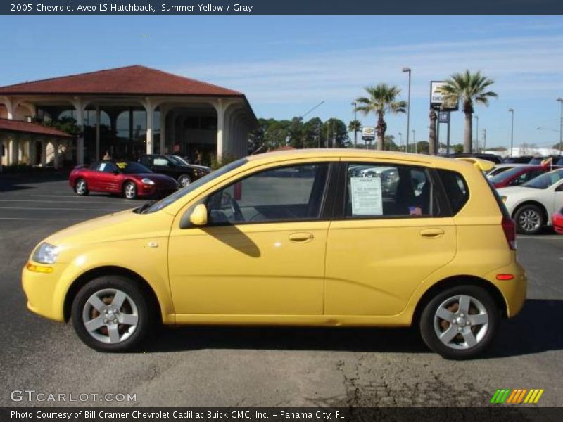 Summer Yellow / Gray 2005 Chevrolet Aveo LS Hatchback