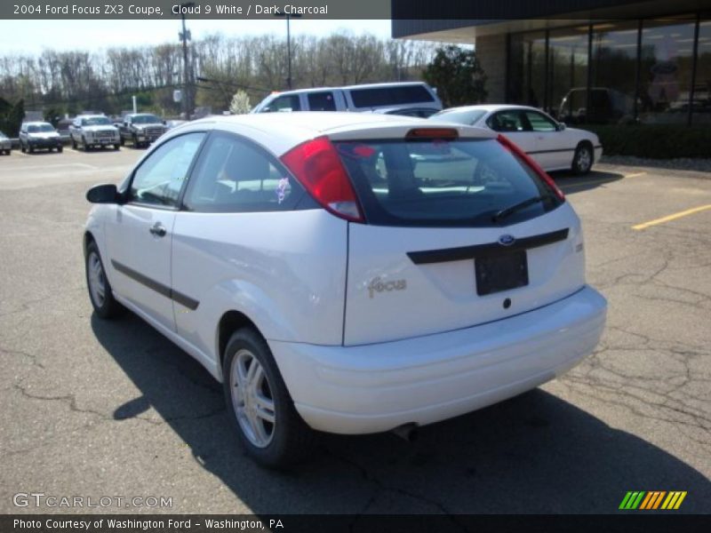 Cloud 9 White / Dark Charcoal 2004 Ford Focus ZX3 Coupe
