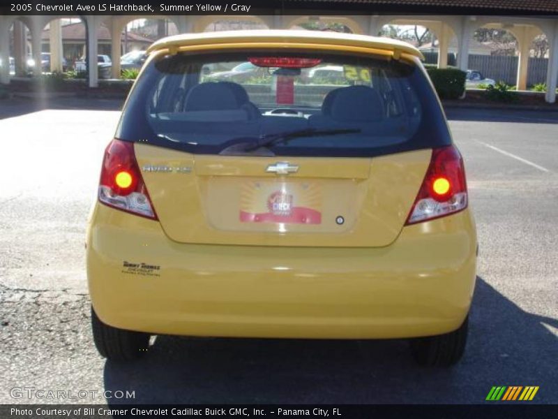 Summer Yellow / Gray 2005 Chevrolet Aveo LS Hatchback
