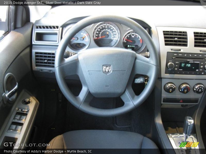 Silver Steel Metallic / Dark Slate Gray 2010 Dodge Avenger SXT