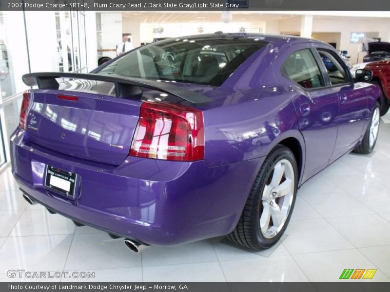 Plum Crazy Pearl / Dark Slate Gray/Light Slate Gray 2007 Dodge Charger SRT-8