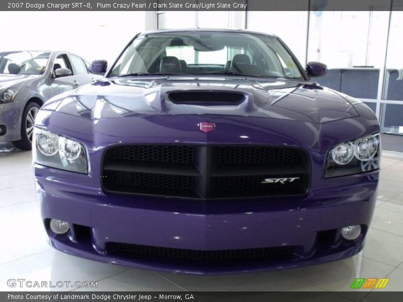Plum Crazy Pearl / Dark Slate Gray/Light Slate Gray 2007 Dodge Charger SRT-8