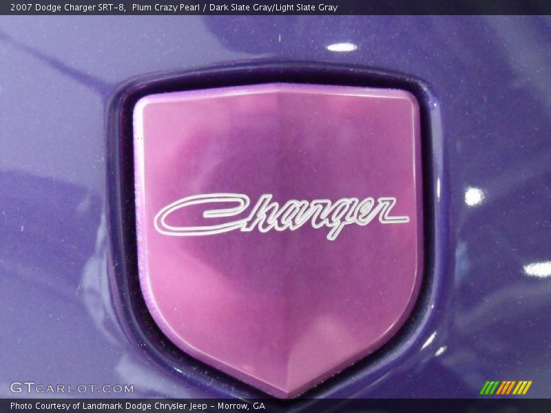 Plum Crazy Pearl / Dark Slate Gray/Light Slate Gray 2007 Dodge Charger SRT-8