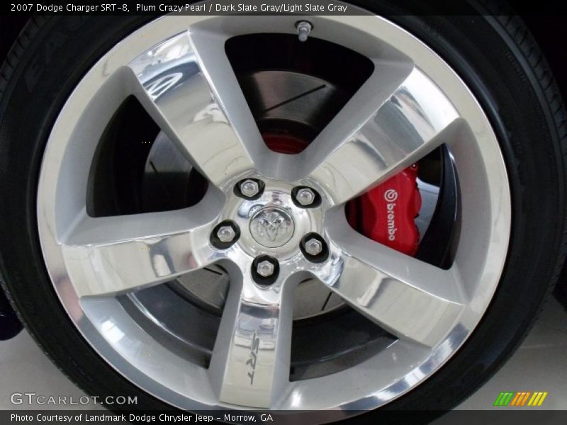 Plum Crazy Pearl / Dark Slate Gray/Light Slate Gray 2007 Dodge Charger SRT-8