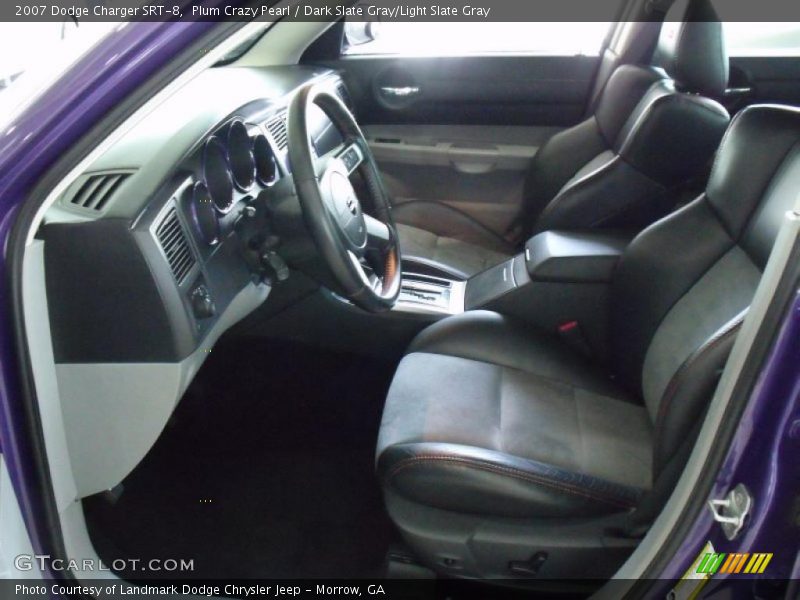 Plum Crazy Pearl / Dark Slate Gray/Light Slate Gray 2007 Dodge Charger SRT-8