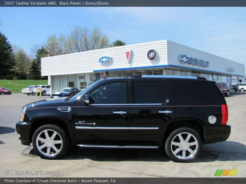 Black Raven / Ebony/Ebony 2007 Cadillac Escalade AWD