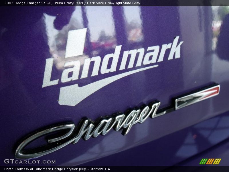 Plum Crazy Pearl / Dark Slate Gray/Light Slate Gray 2007 Dodge Charger SRT-8