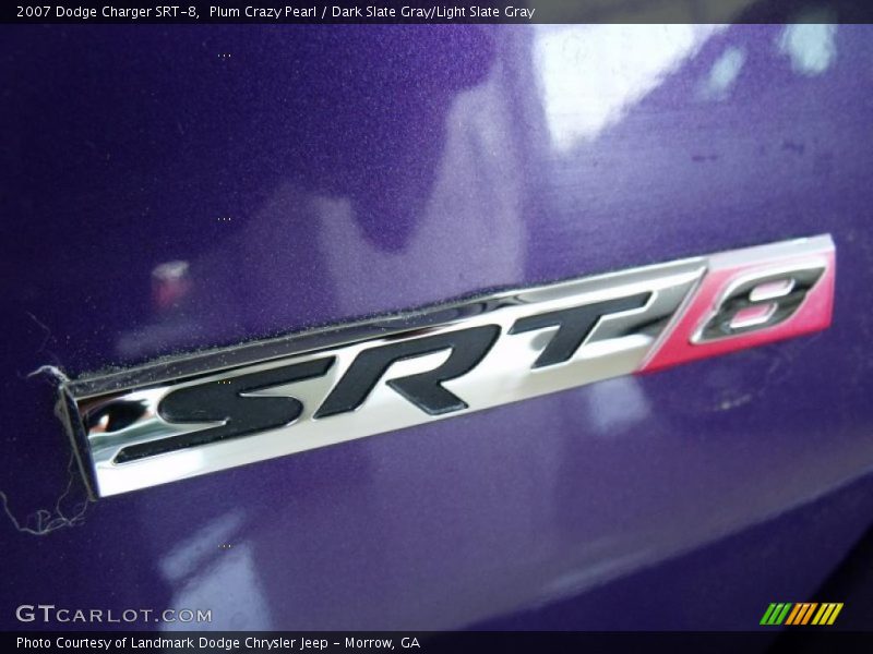Plum Crazy Pearl / Dark Slate Gray/Light Slate Gray 2007 Dodge Charger SRT-8