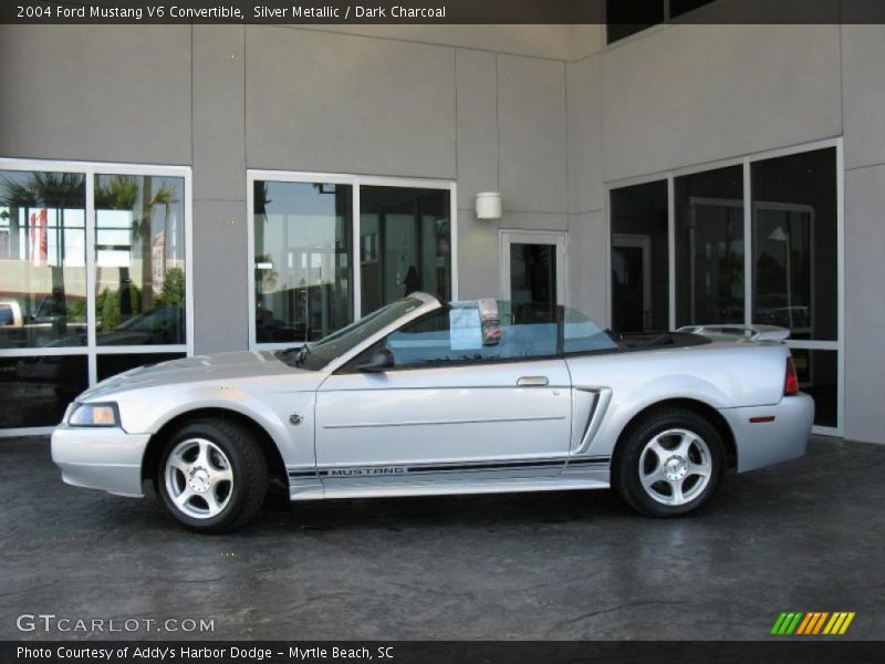 Silver Metallic / Dark Charcoal 2004 Ford Mustang V6 Convertible