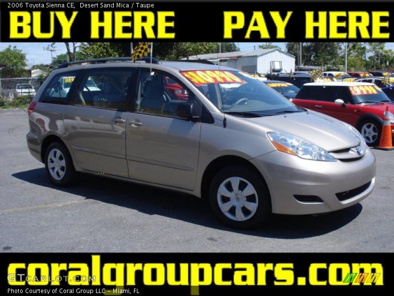 Desert Sand Mica / Taupe 2006 Toyota Sienna CE