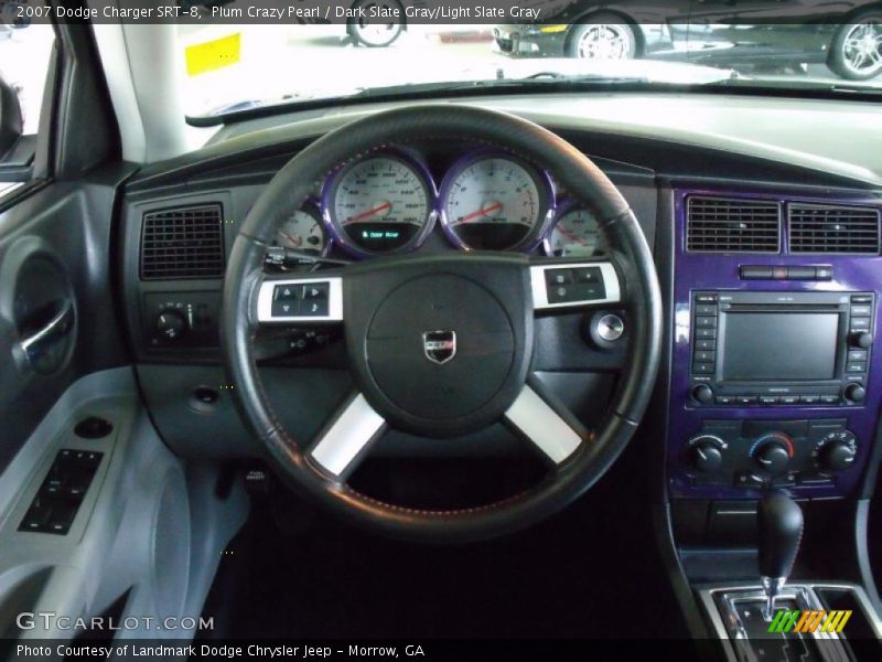 Plum Crazy Pearl / Dark Slate Gray/Light Slate Gray 2007 Dodge Charger SRT-8