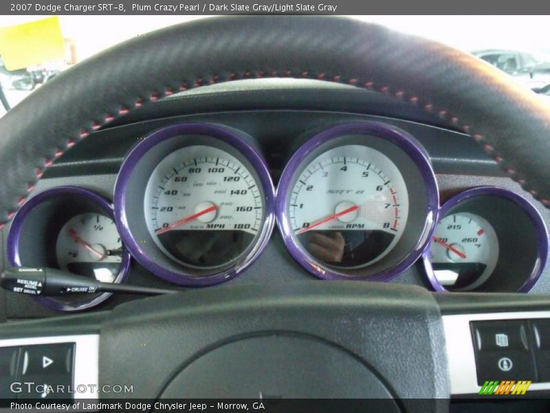 Plum Crazy Pearl / Dark Slate Gray/Light Slate Gray 2007 Dodge Charger SRT-8