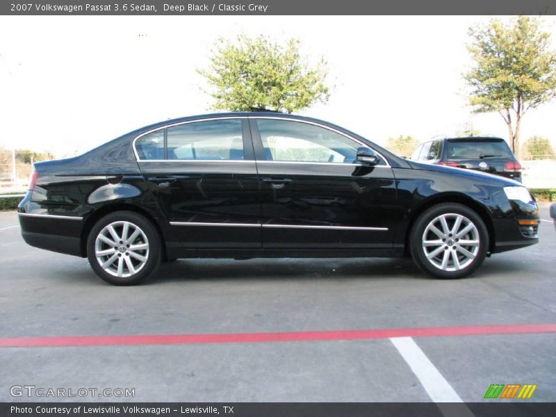 Deep Black / Classic Grey 2007 Volkswagen Passat 3.6 Sedan