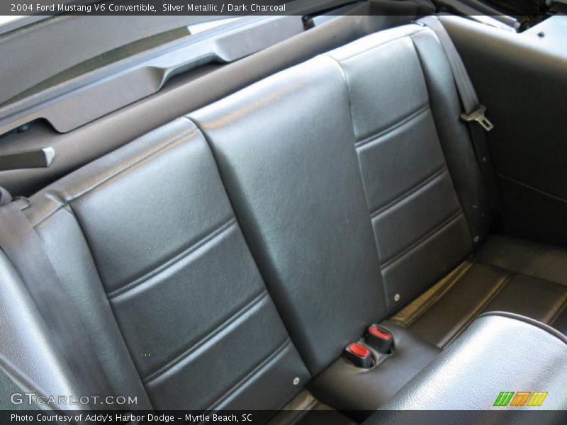 Silver Metallic / Dark Charcoal 2004 Ford Mustang V6 Convertible