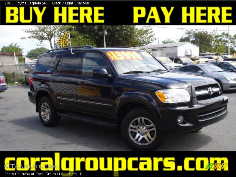 Black / Light Charcoal 2005 Toyota Sequoia SR5