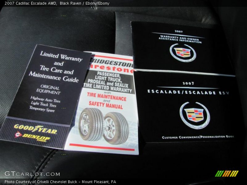 Black Raven / Ebony/Ebony 2007 Cadillac Escalade AWD