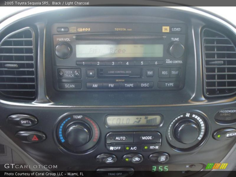 Black / Light Charcoal 2005 Toyota Sequoia SR5