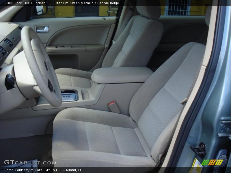 Titanium Green Metallic / Pebble Beige 2006 Ford Five Hundred SE