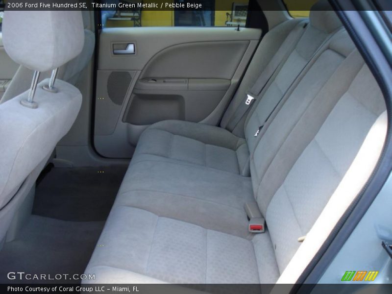 Titanium Green Metallic / Pebble Beige 2006 Ford Five Hundred SE
