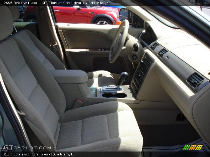 Titanium Green Metallic / Pebble Beige 2006 Ford Five Hundred SE