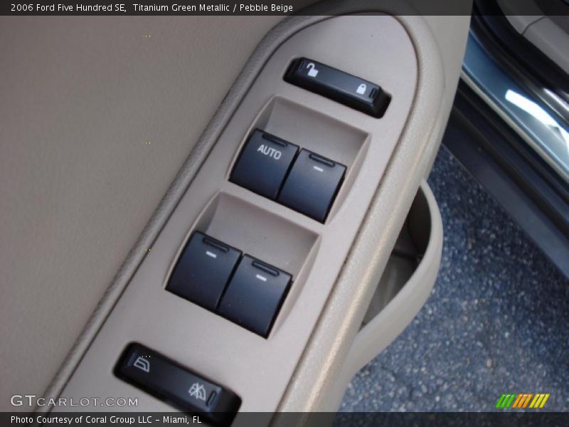Titanium Green Metallic / Pebble Beige 2006 Ford Five Hundred SE
