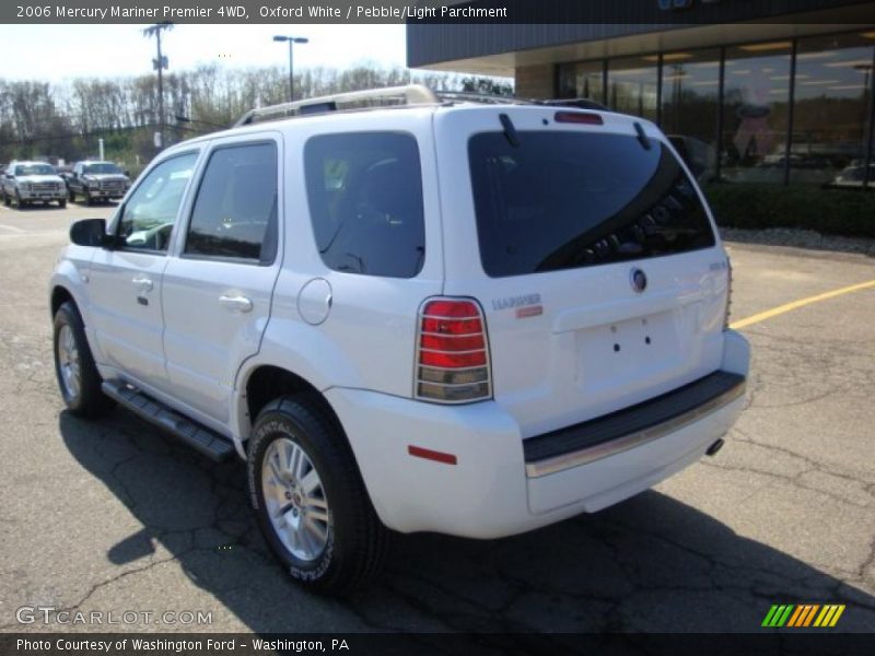 Oxford White / Pebble/Light Parchment 2006 Mercury Mariner Premier 4WD